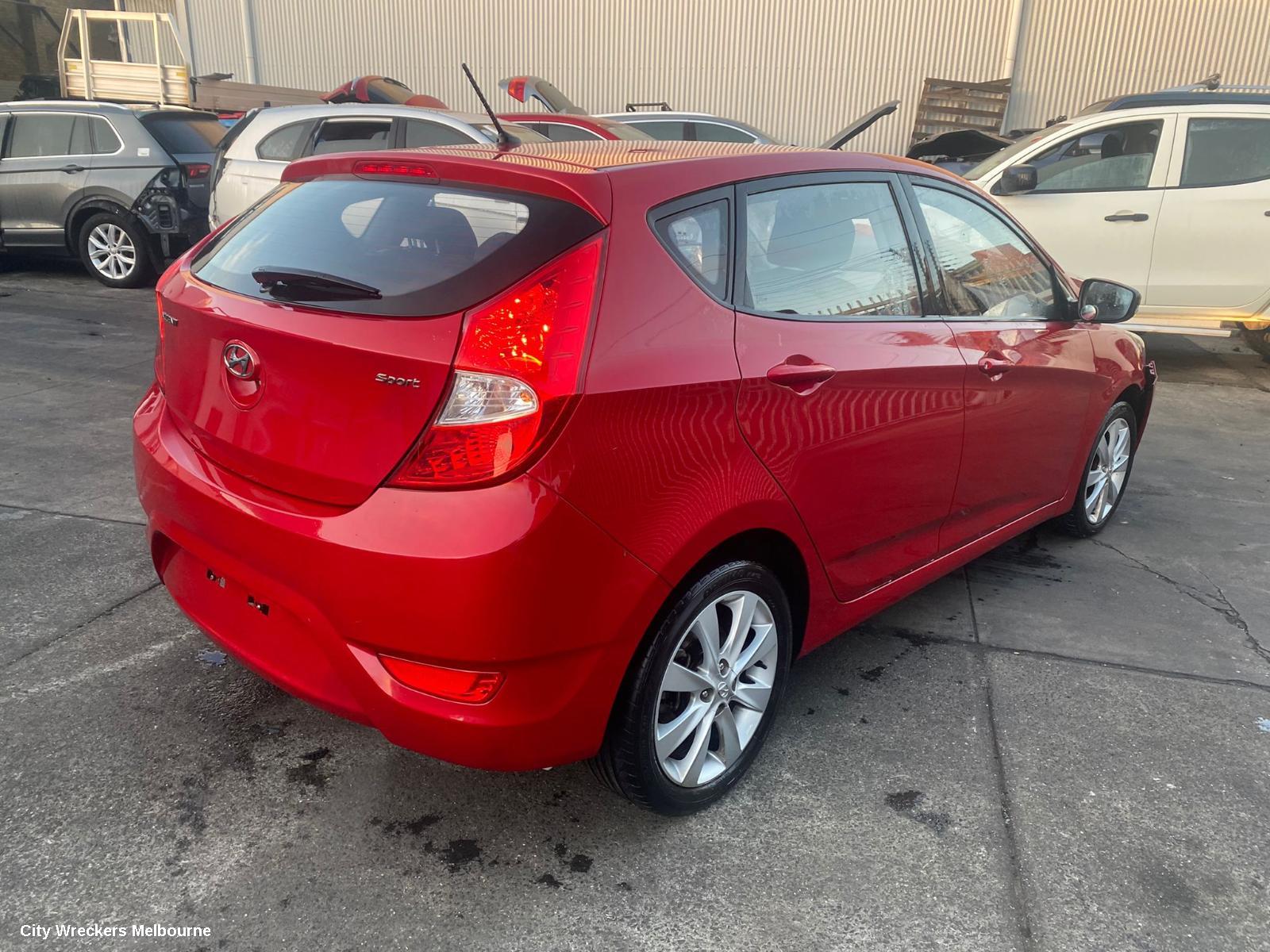 HYUNDAI ACCENT STEERING COLUMN, RB, KEY IGNITION TYPE, 05/2011 - 12/2019