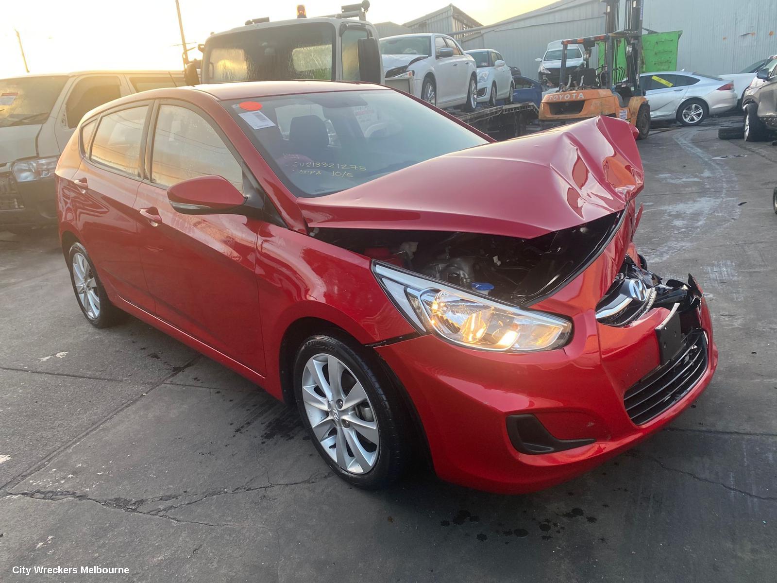 HYUNDAI ACCENT STEERING COLUMN, RB, KEY IGNITION TYPE, 05/2011 - 12/2019