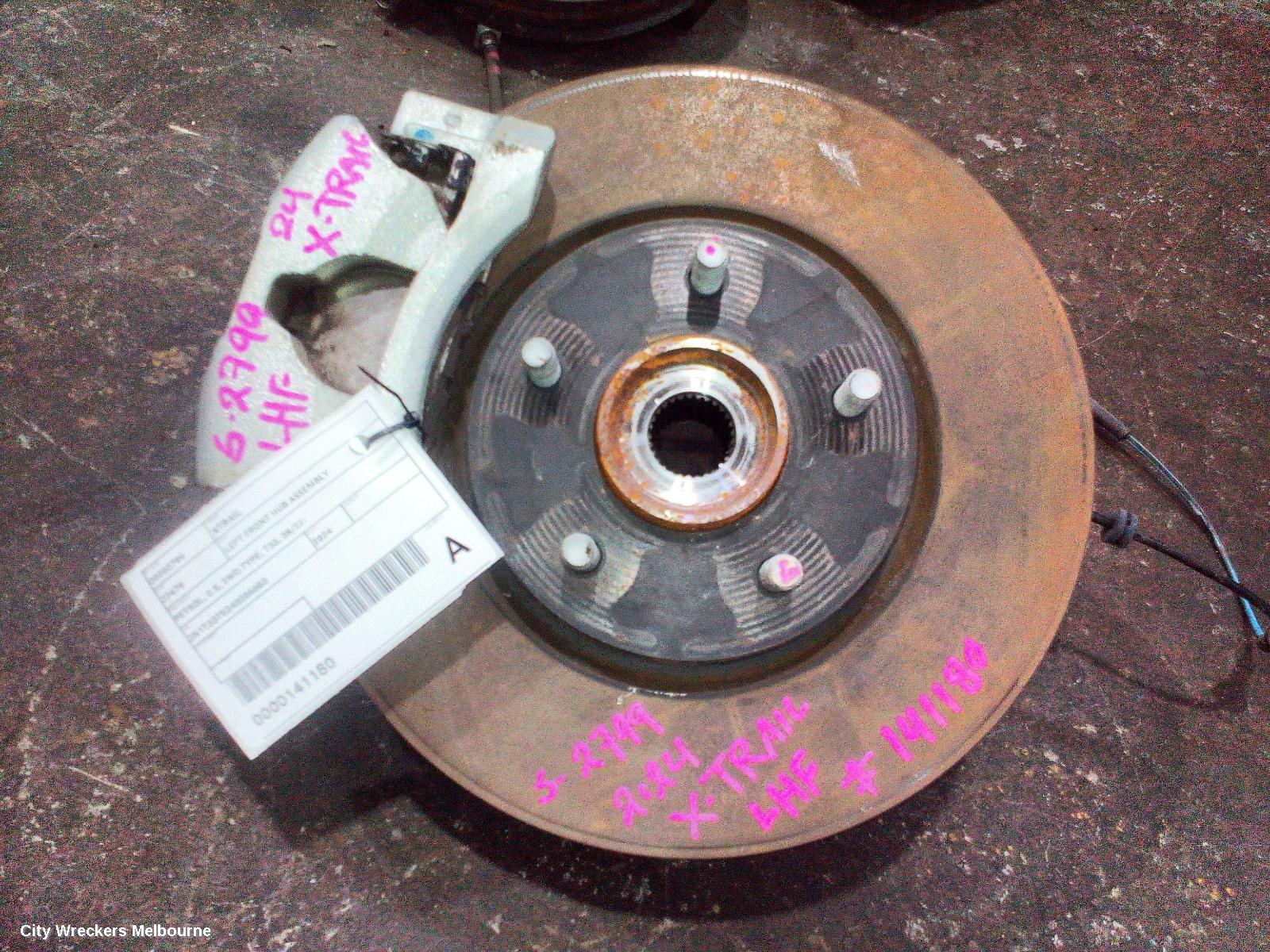 NISSAN XTRAIL LEFT FRONT HUB ASSEMBLY, PETROL, 2.5, 2WD TYPE, T33, 08/2022 ONWARDS