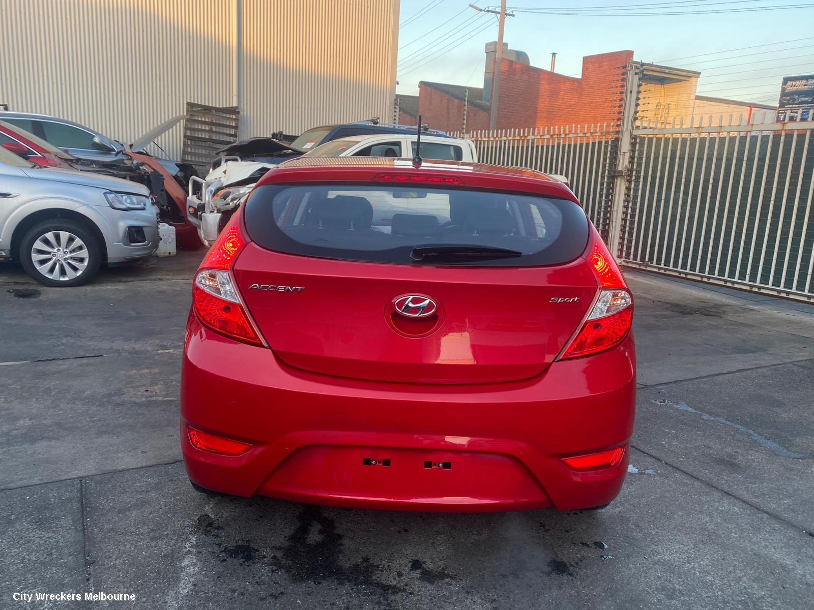 HYUNDAI ACCENT STEERING COLUMN, RB, KEY IGNITION TYPE, 05/2011 - 12/2019