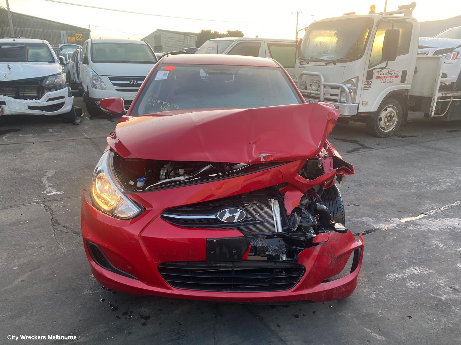 HYUNDAI ACCENT STEERING COLUMN, RB, KEY IGNITION TYPE, 05/2011 - 12/2019
