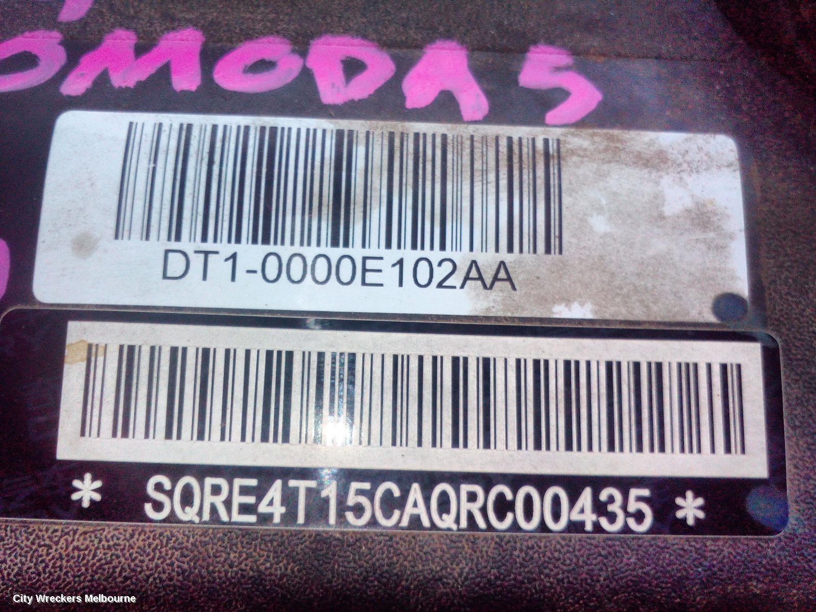 CHERY OMODA 5 ENGINE, T34/T19C, PETROL, 1.5, TURBO, 12/2022 ONWARDS