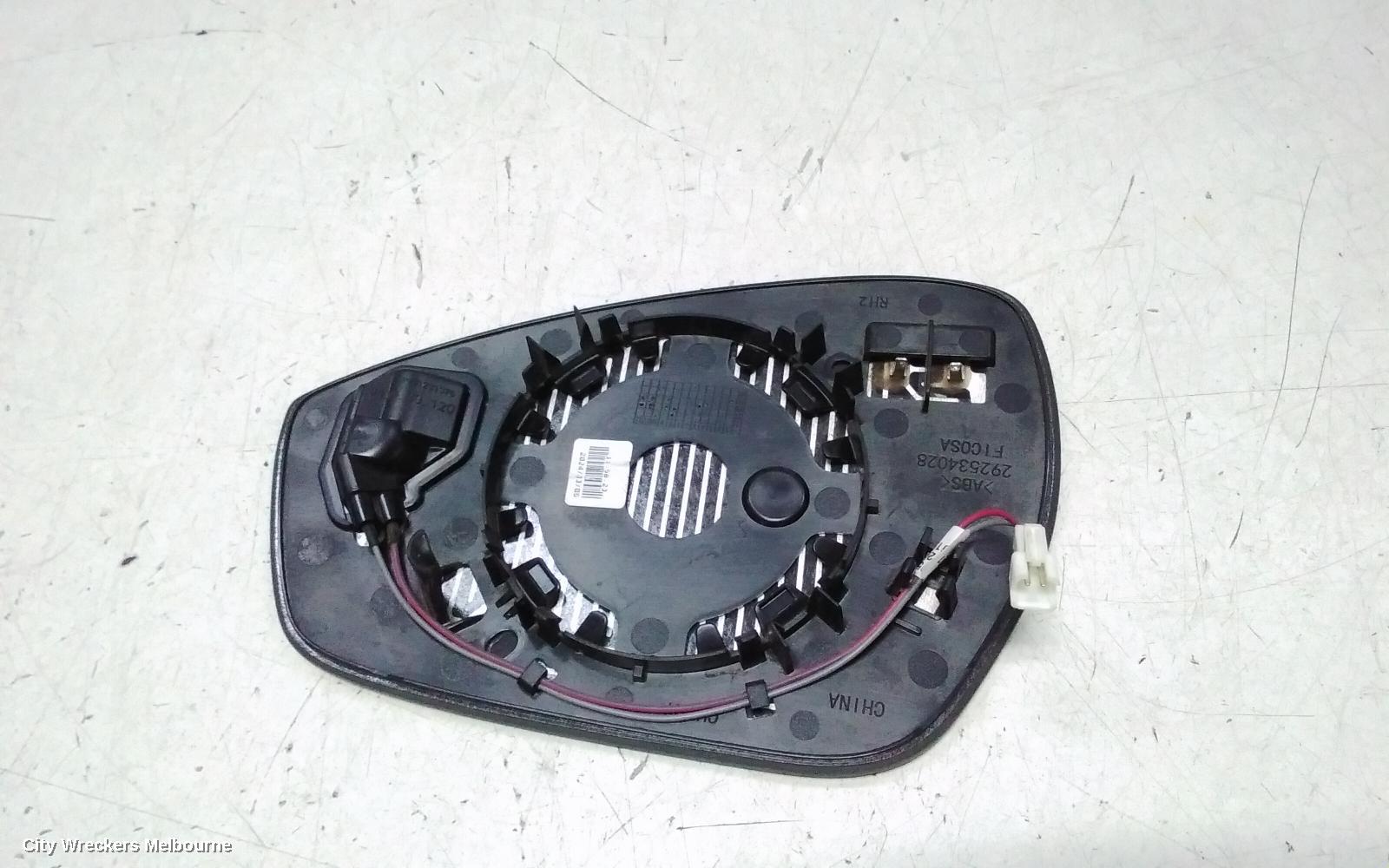 CHERY OMODA 5 RIGHT DOOR MIRROR, T34/T19C, POWER, AUTO FOLD, HEATED, HIGH GLOSS BLACK, W/ RED INSERTS, 12/2022 ONWARDS