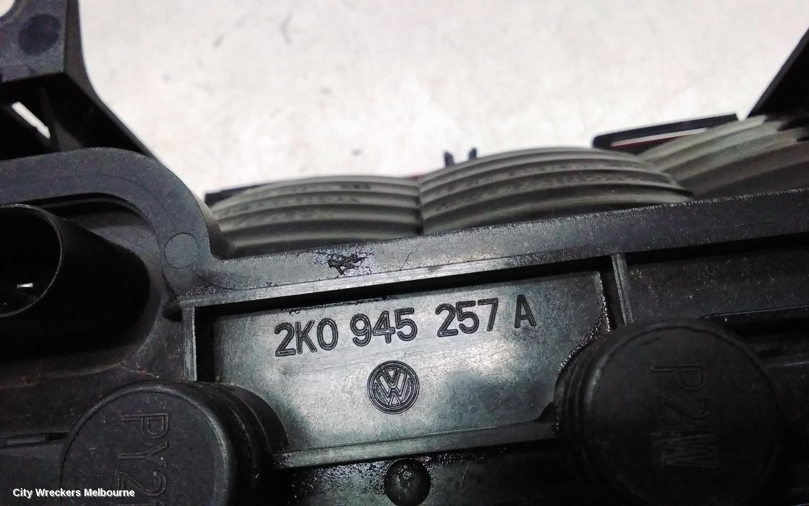 VOLKSWAGEN CADDY LEFT TAILLIGHT, 2K, 12/2004 - 08/2010