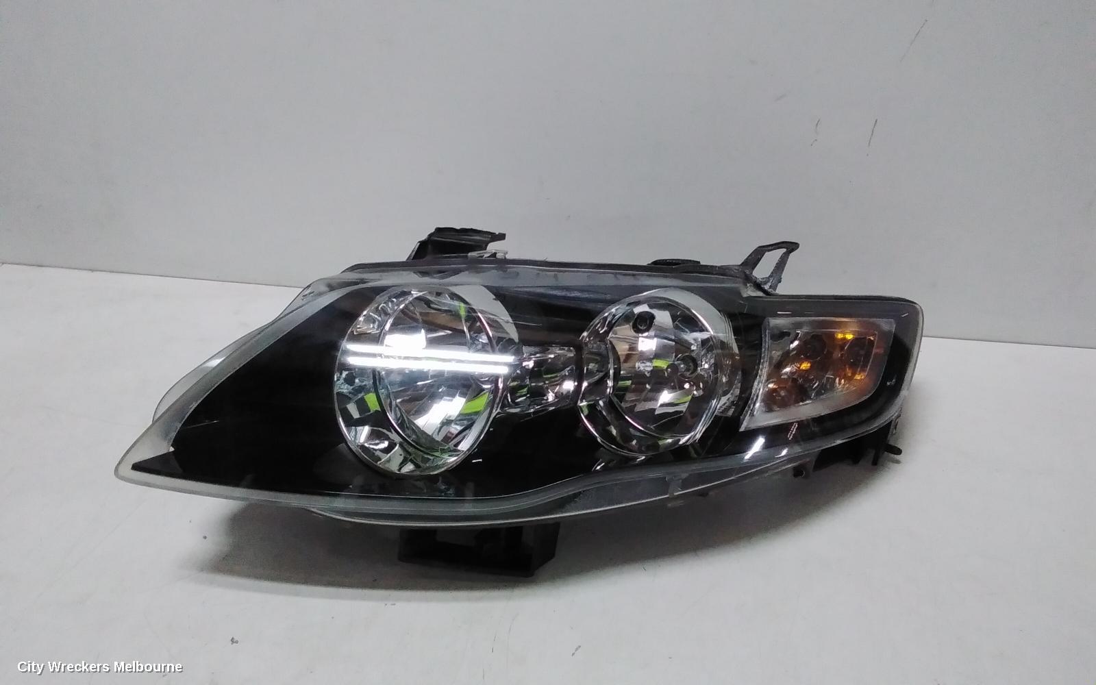 FORD FALCON LEFT HEADLAMP, BA-BF1, XT, BLACK INSERT TYPE, 10/2002 - 08/2006