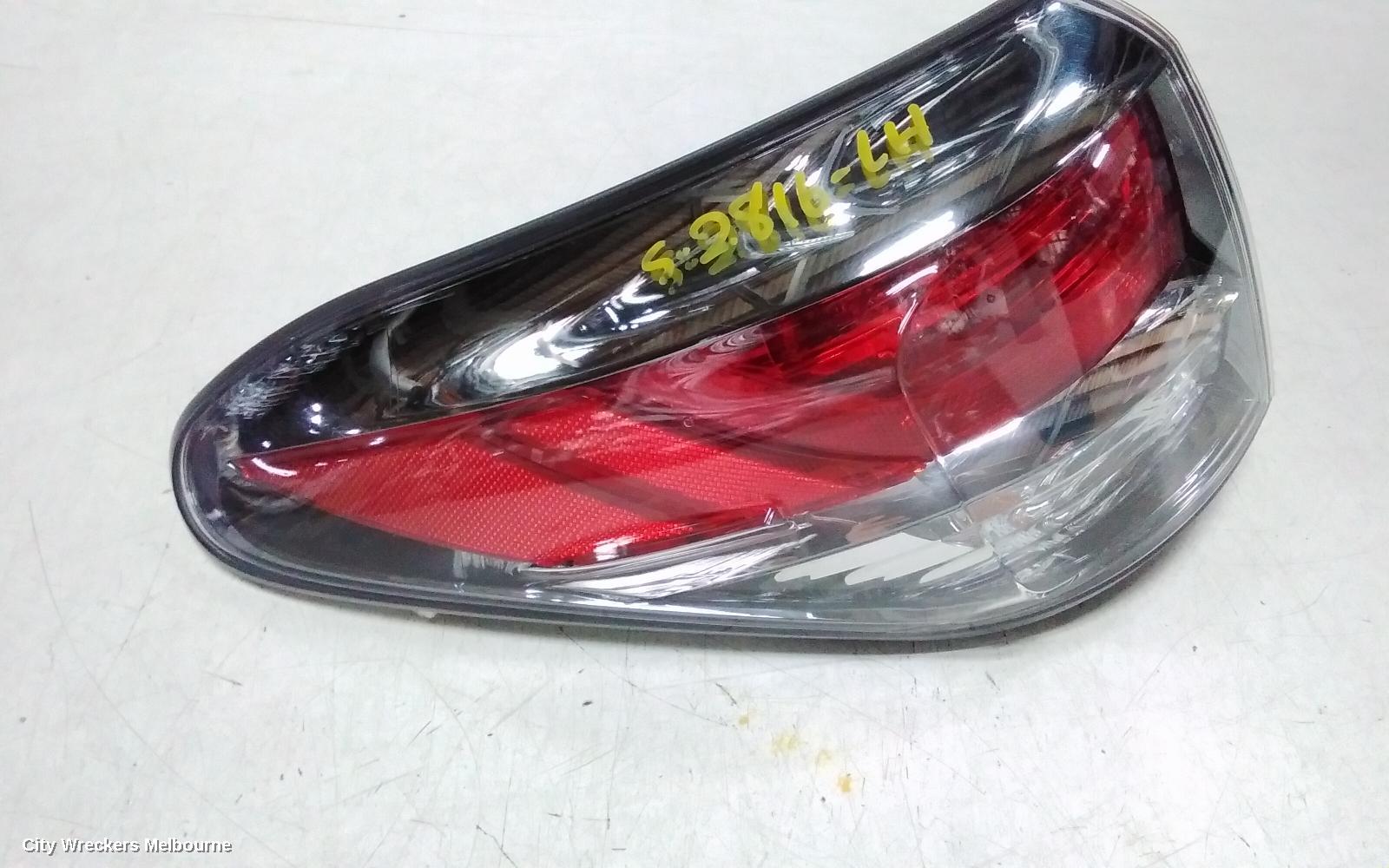 LEXUS RX SERIES LEFT TAILLIGHT, AL10, IN BODY, 06/2012 - 08/2015