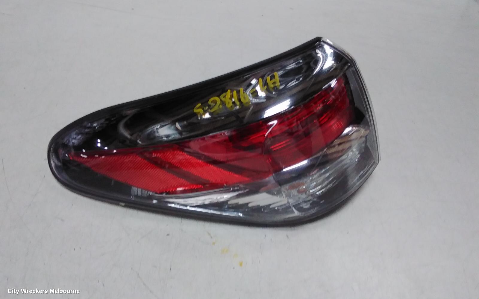 LEXUS RX SERIES LEFT TAILLIGHT, AL10, IN BODY, 06/2012 - 08/2015