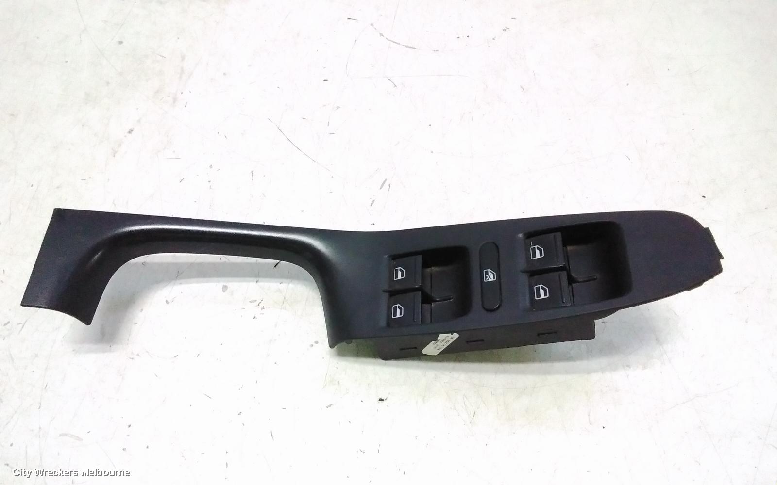 VOLKSWAGEN JETTA PWR DR WIND SWITCH, RH FRONT (MASTER SWITCH), 1B, 02/2011 - 12/2017