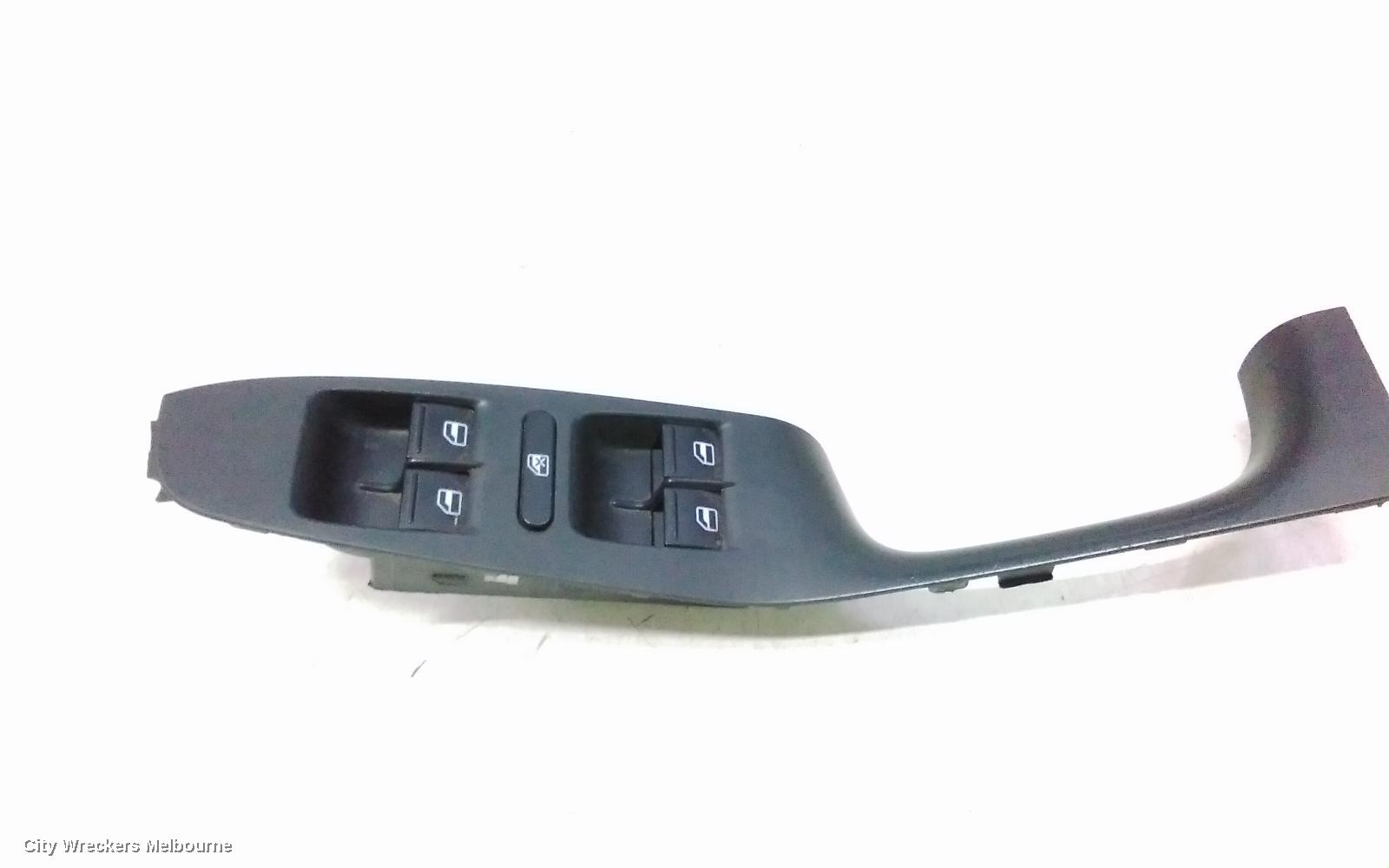 VOLKSWAGEN JETTA PWR DR WIND SWITCH, RH FRONT (MASTER SWITCH), 1B, 02/2011 - 12/2017
