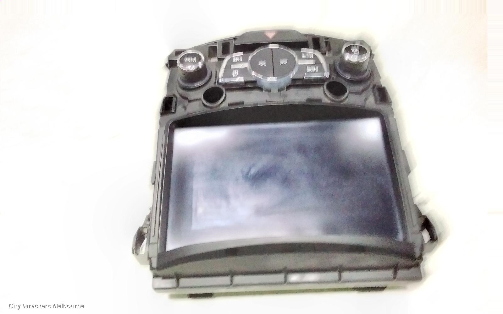 HOLDEN ASTRA RADIO/CD/DVD/SAT/TV, HEAD UNIT, W/ DISPLAY UNIT, 8IN TOUCHSCREEN, SAT NAV TYPE, BK-BL, 09/2016 - 12/2020