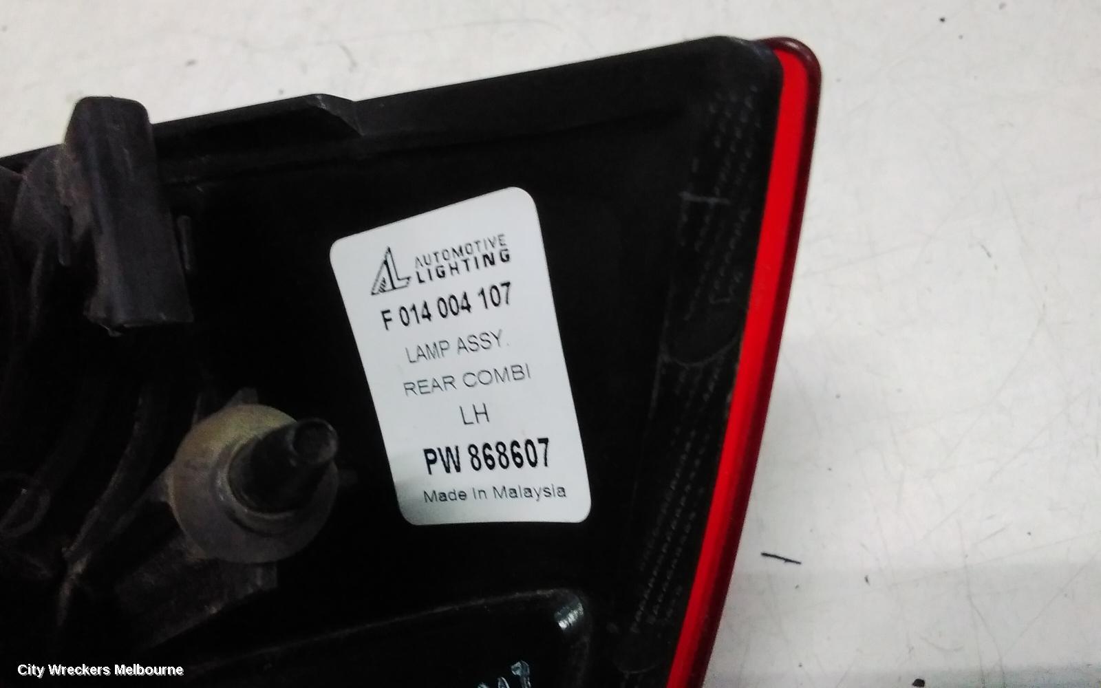 PROTON SATRIA LEFT TAILLIGHT, BS, 01/2007 - 02/2012
