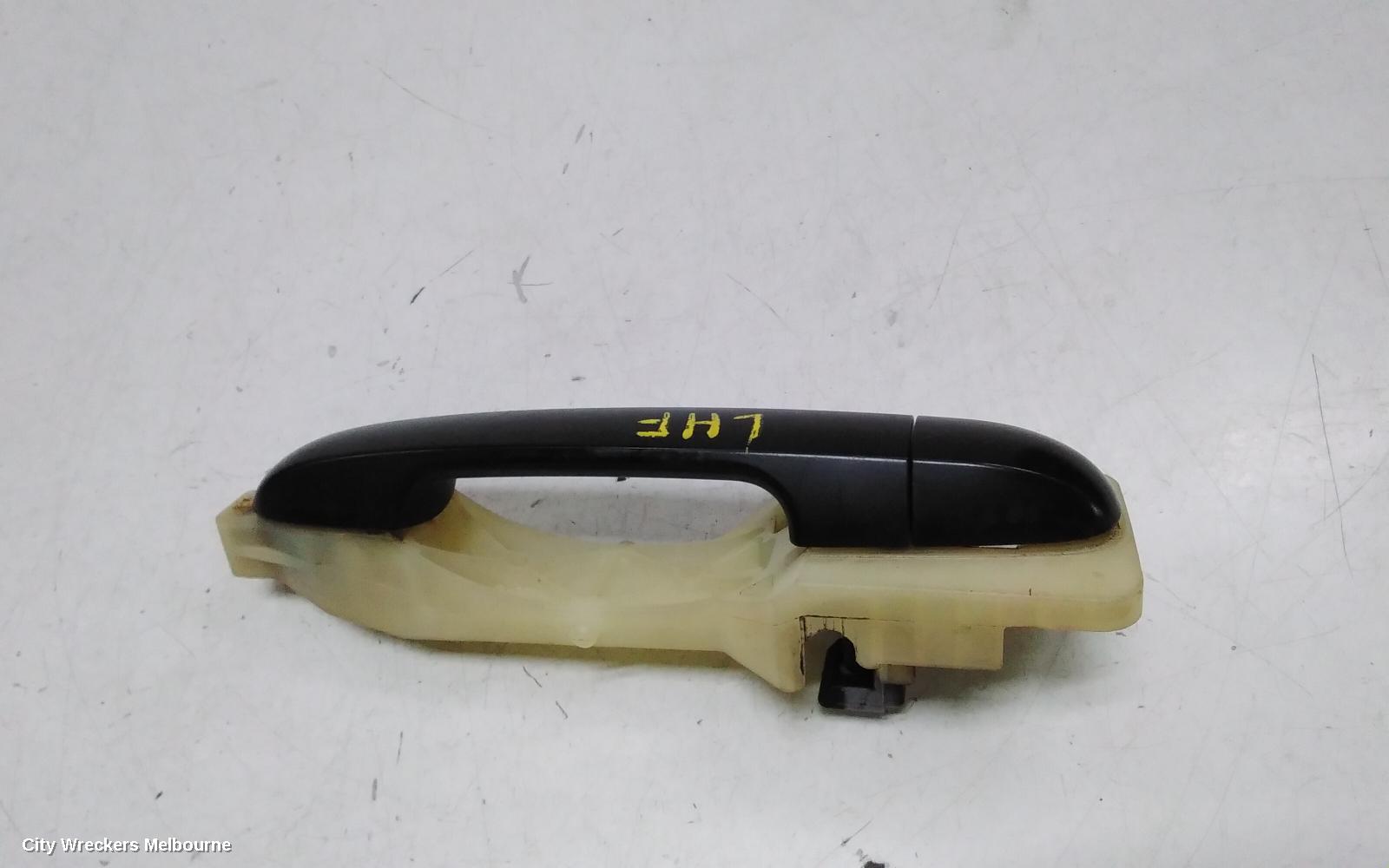 HYUNDAI I30 DOOR HANDLE, OUTER, LH FRONT, BLACK, FD, 09/2007 ONWARDS2012