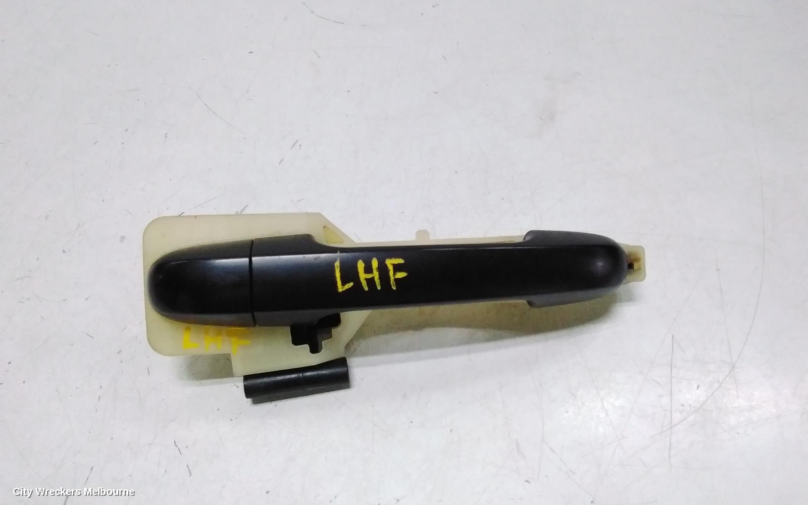 HYUNDAI I30 DOOR HANDLE, OUTER, LH FRONT, BLACK, FD, 09/2007 ONWARDS2012