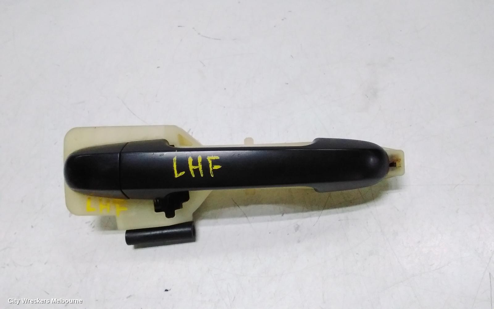 HYUNDAI I30 DOOR HANDLE, OUTER, LH FRONT, BLACK, FD, 09/2007 ONWARDS2012