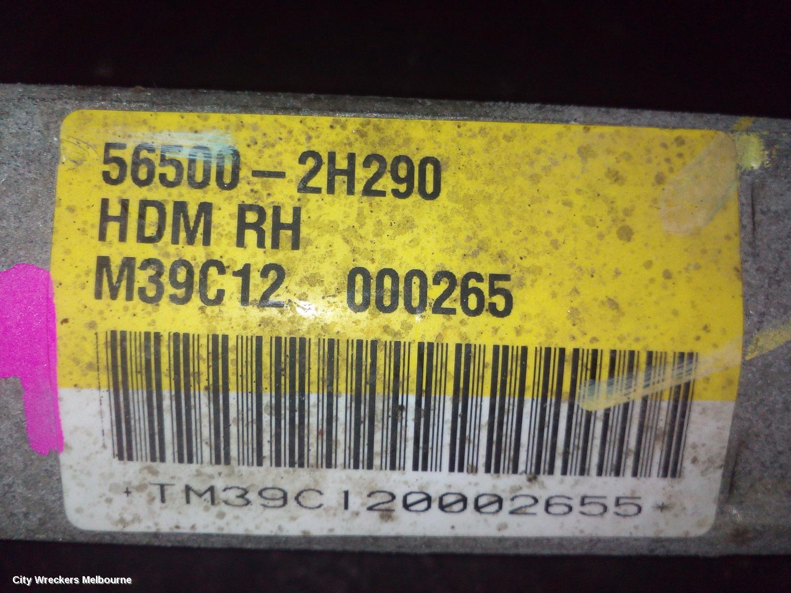 HYUNDAI I30 STEERING BOX/RACK, FD, 09/2007 - 04/2012