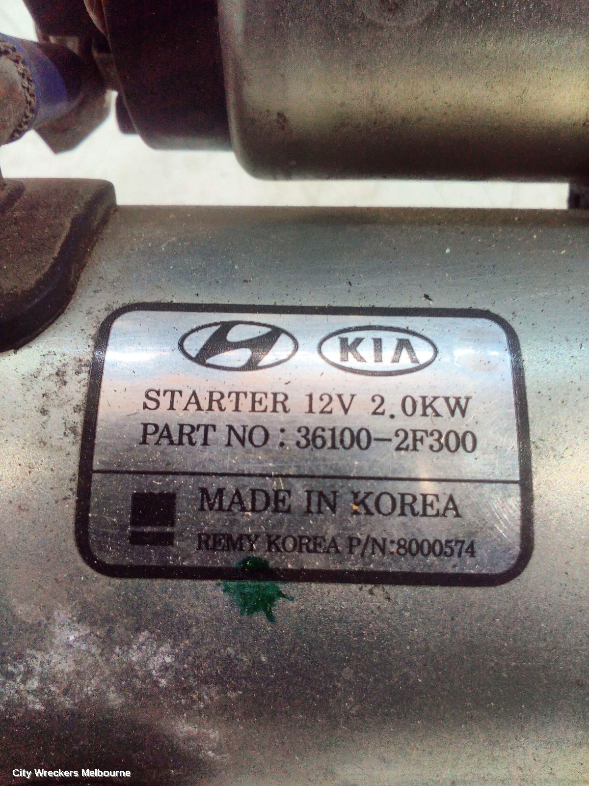 KIA SORENTO STARTER, DIESEL, 2.2, D4HB, TURBO, UM, 03/2015 - 01/2020