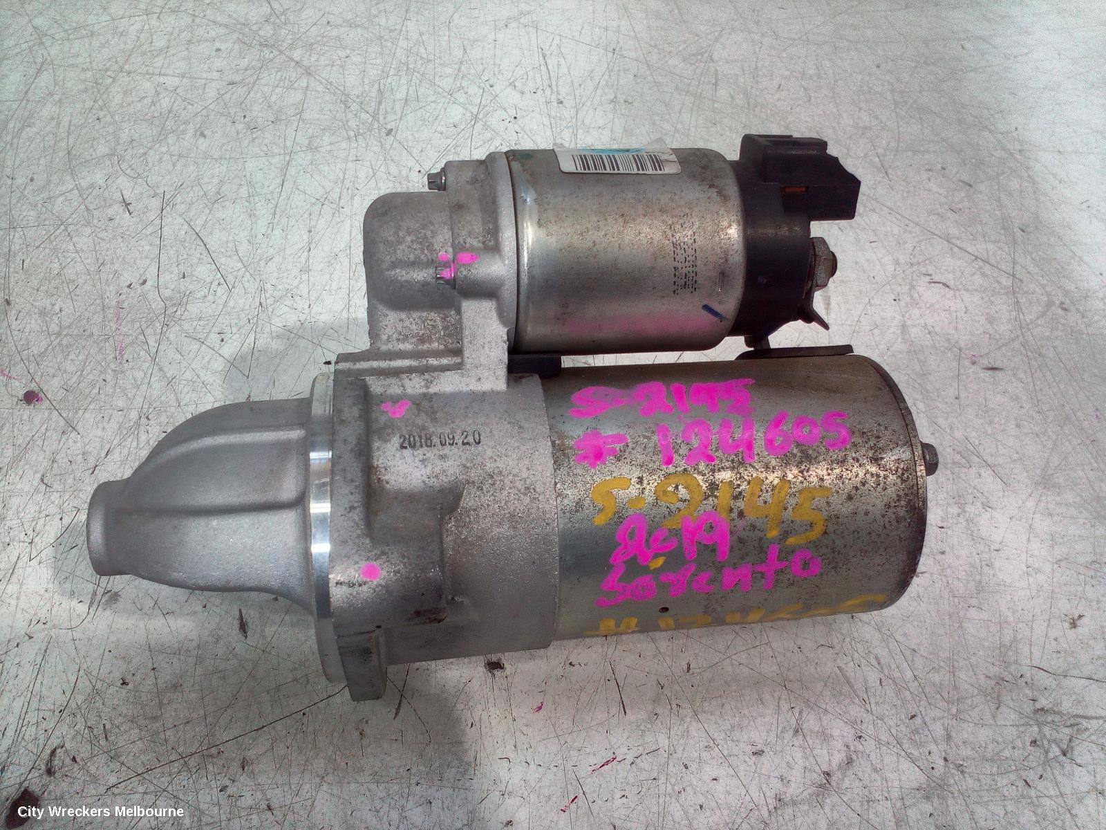 KIA SORENTO STARTER, DIESEL, 2.2, D4HB, TURBO, UM, 03/2015 - 01/2020