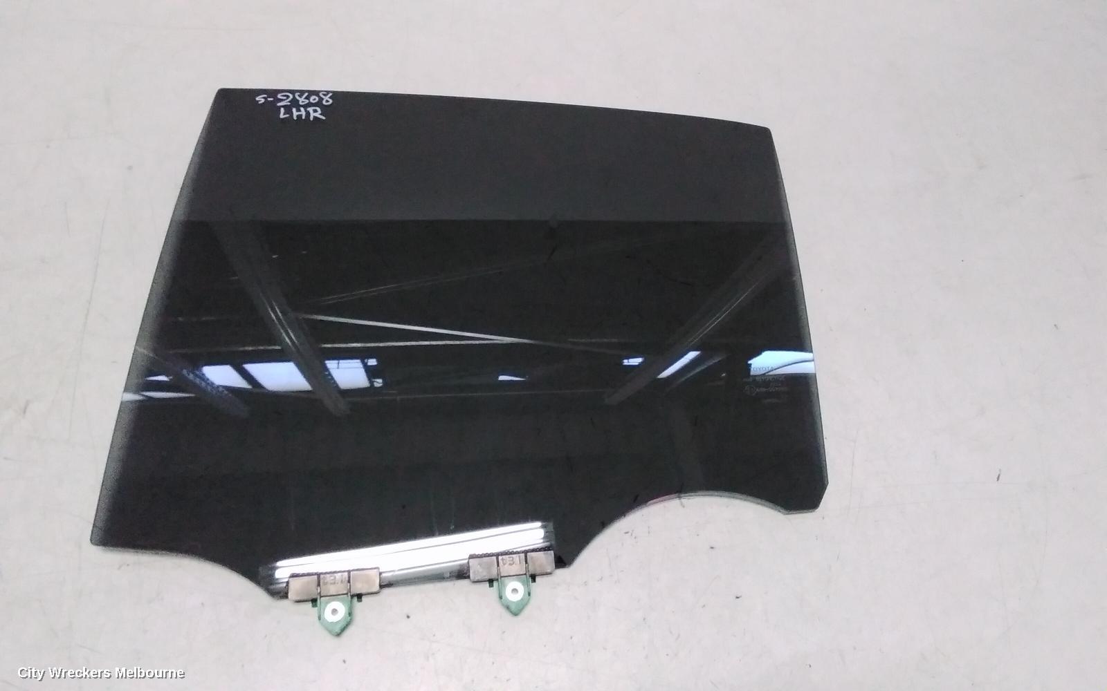TOYOTA COROLLA LEFT REAR DOOR WINDOW, E210, HATCH, 07/2018 ONWARDS
