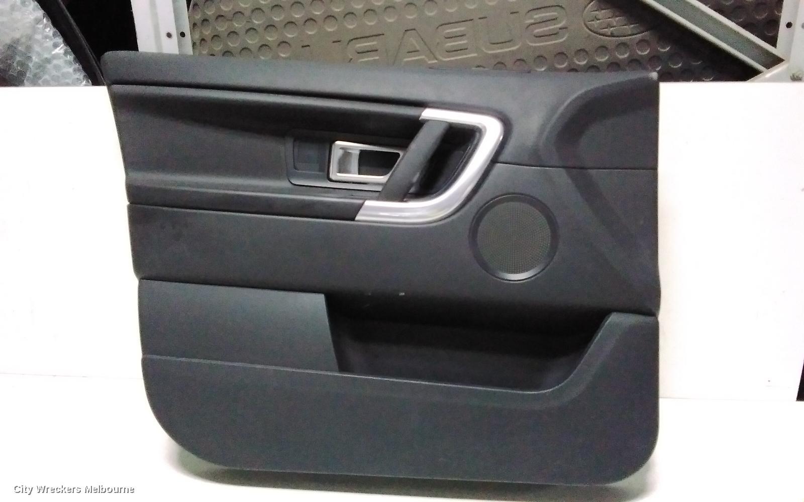 LAND ROVER DISCOVERY SPORT DOOR TRIM, LH FRONT, L550, LEATHER, BLACK, SE/HSE, 01/2015 - 06/2019
