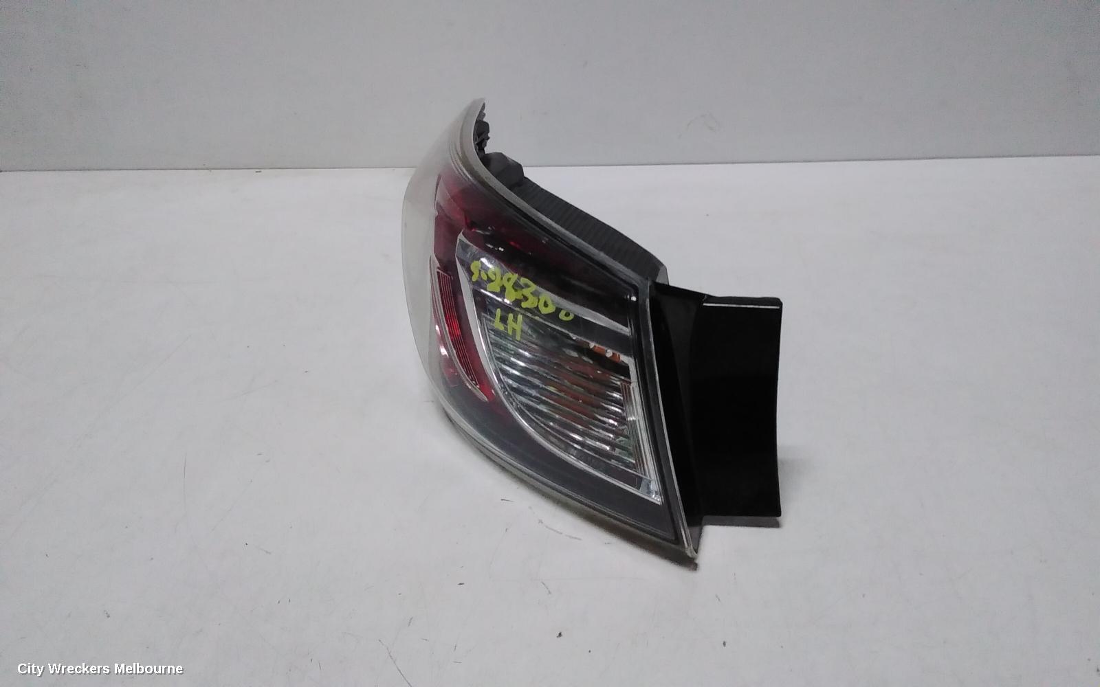MAZDA 3 LEFT TAILLIGHT, BL, SEDAN, STANDARD TYPE, 04/2009 - 10/2013
