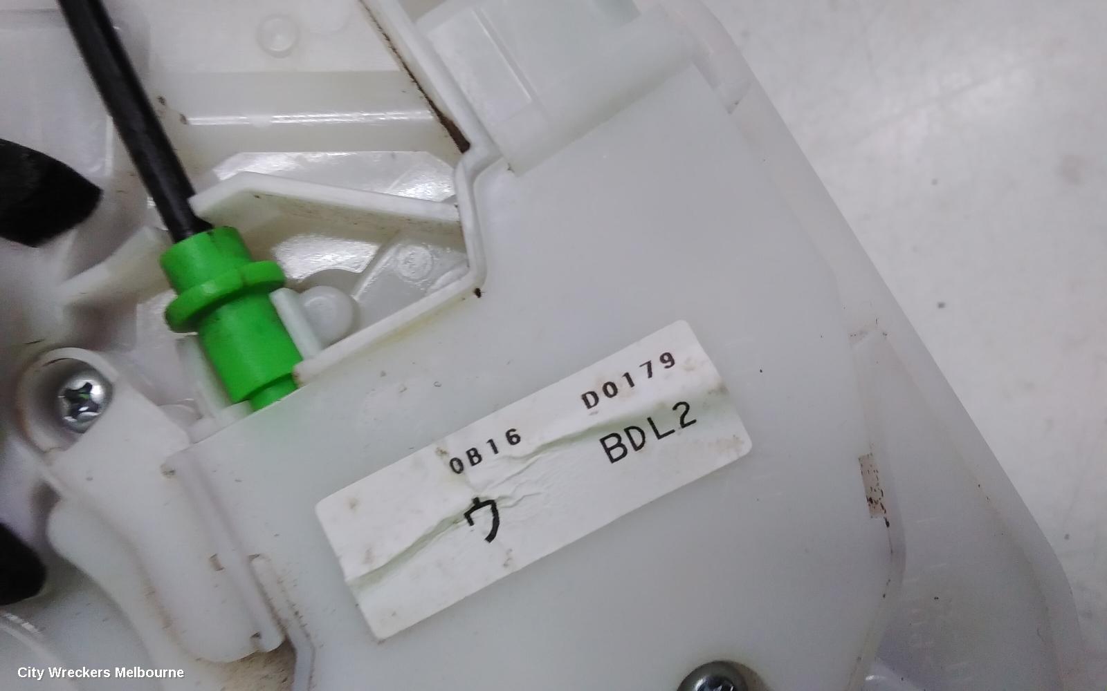 MAZDA 3 DOOR/BOOT/GATE LOCK, LEFT FRONT DOOR LOCK, BL, 04/2009 - 10/2013