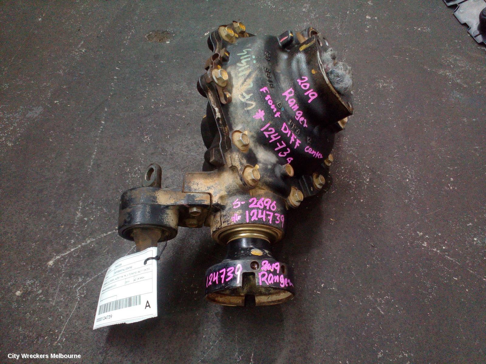 FORD RANGER DIFFERENTIAL CENTRE, FRONT, 3.2, DIESEL, AUTO T/M, PX, 3.73 RATIO, 06/2011 - 04/2022