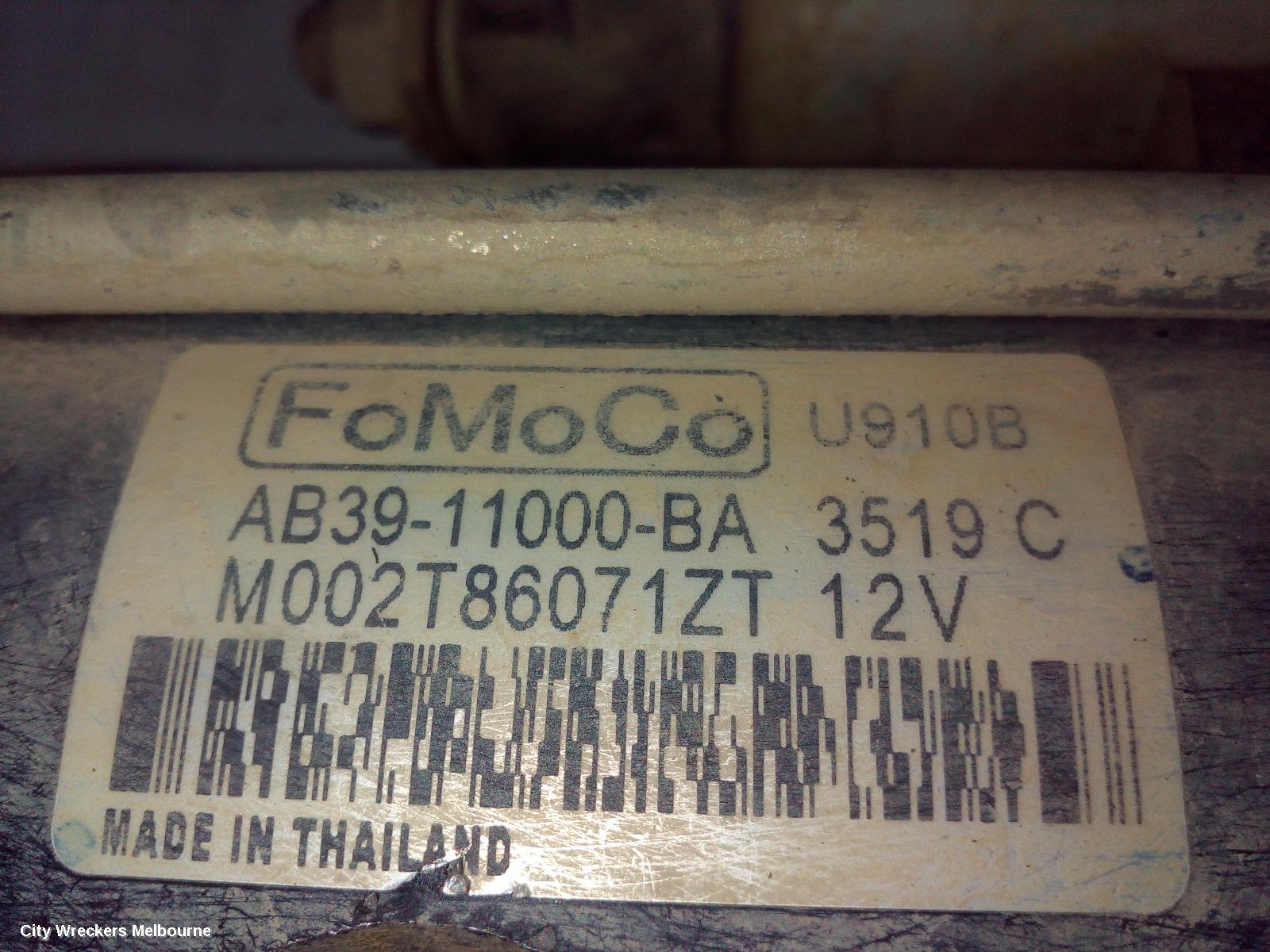 FORD RANGER STARTER, DIESEL, 3.2, AUTO/MANUAL T/M, PX SERIES 1-3, 06/2011 - 04/2022