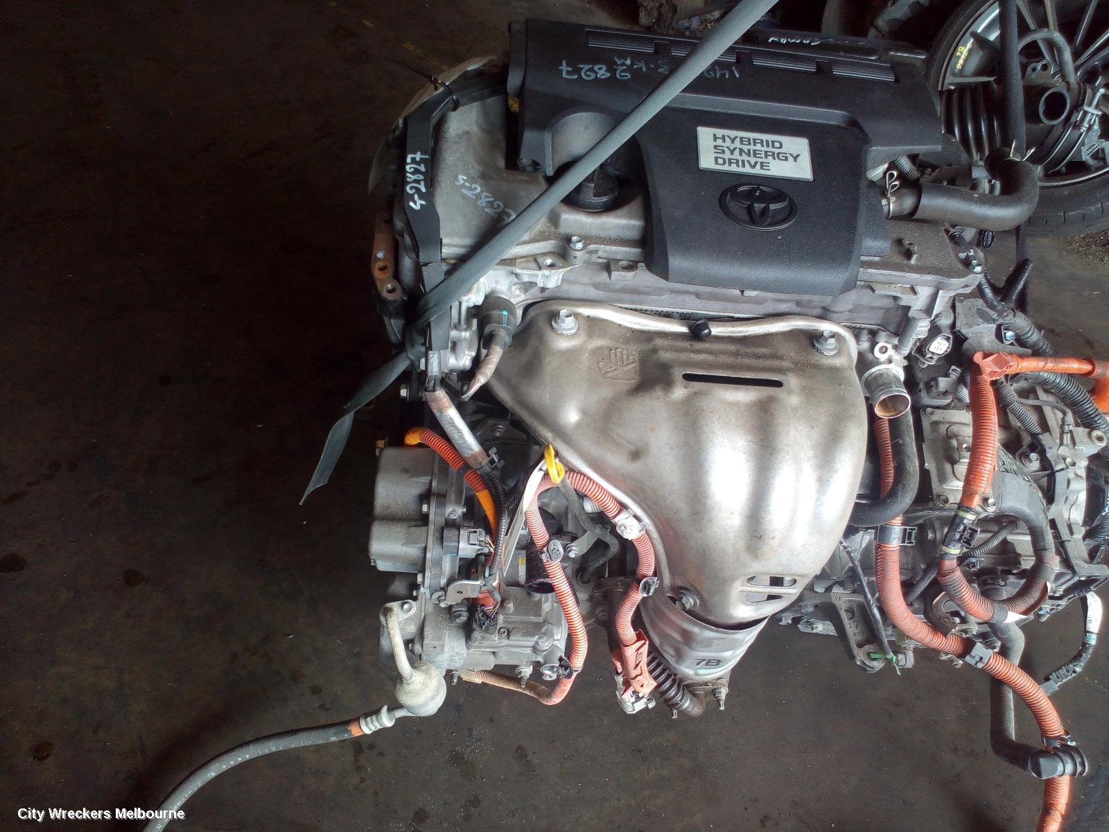 TOYOTA CAMRY ENGINE, PETROL, 2.5, 2AR-FXE, HYBRID, AVV50, 03/2012 - 10/2017
