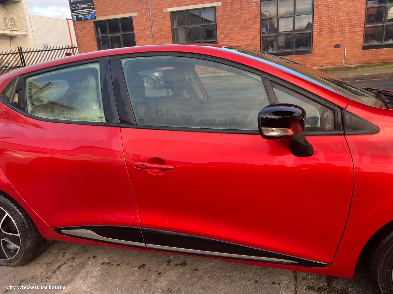 RENAULT CLIO LEFT FRONT DOOR, X98, 09/2013 - 10/2019