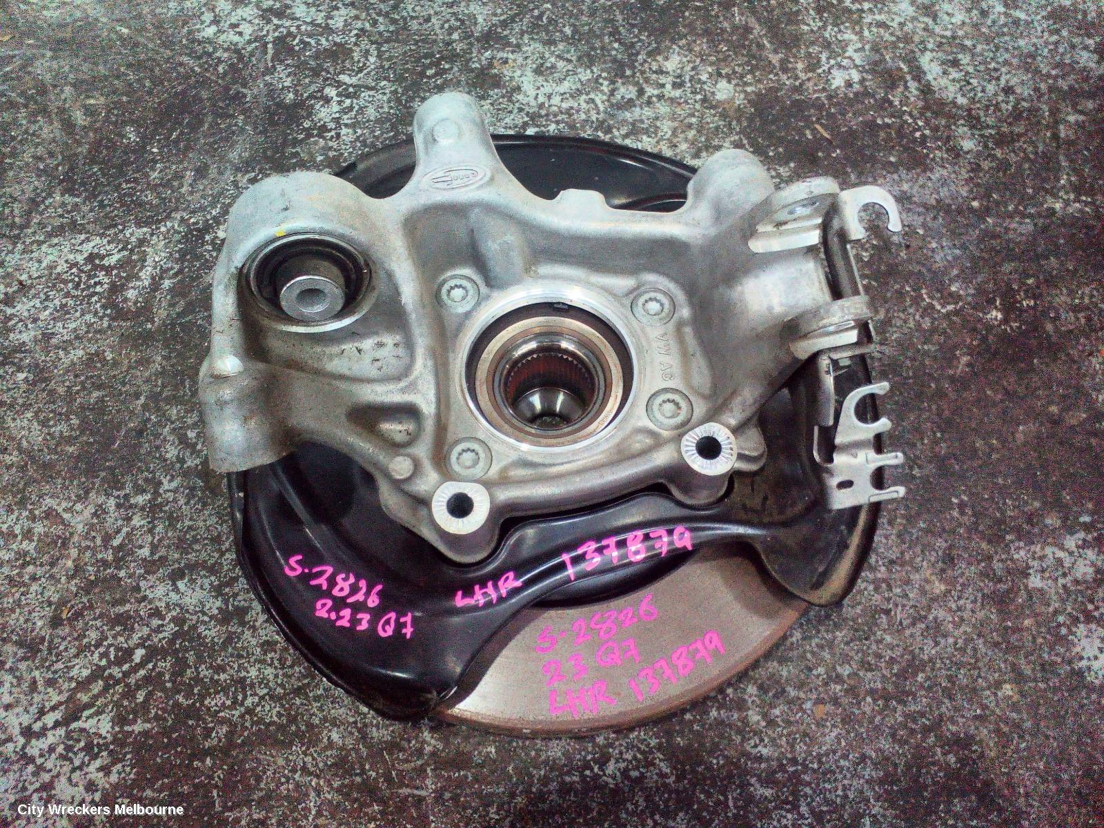 AUDI Q7 LEFT REAR HUB ASSEMBLY, 4M, 07/2015 ONWARDS