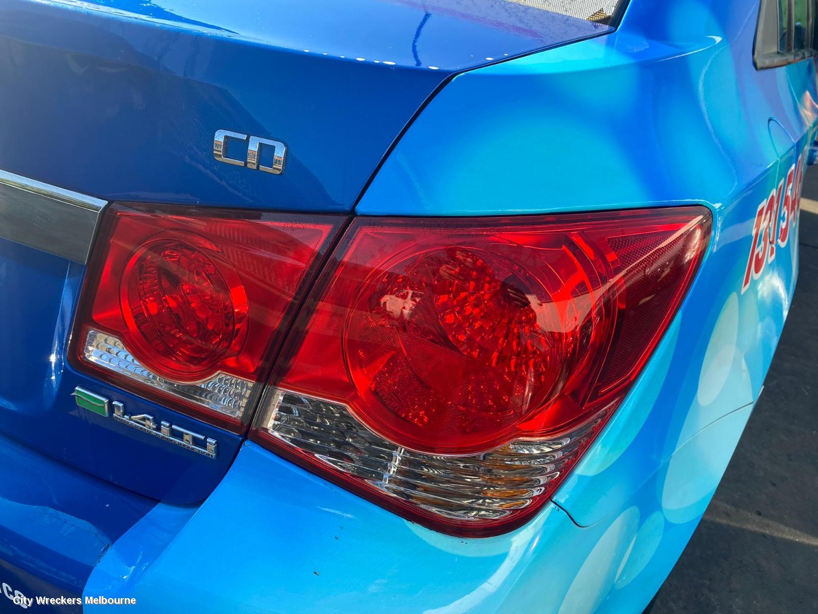HOLDEN CRUZE LEFT TAILLIGHT, JG/JH, SEDAN, 03/2009 - 01/2017