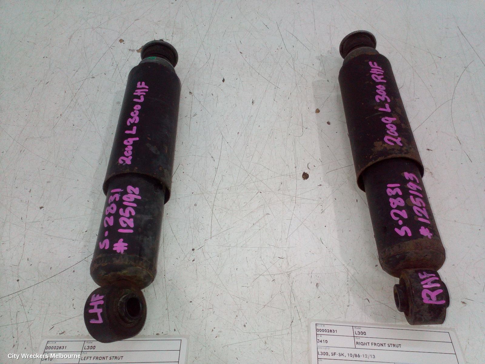 MITSUBISHI L300 RIGHT FRONT STRUT, L300, SF-SK, 10/1986 - 12/2013