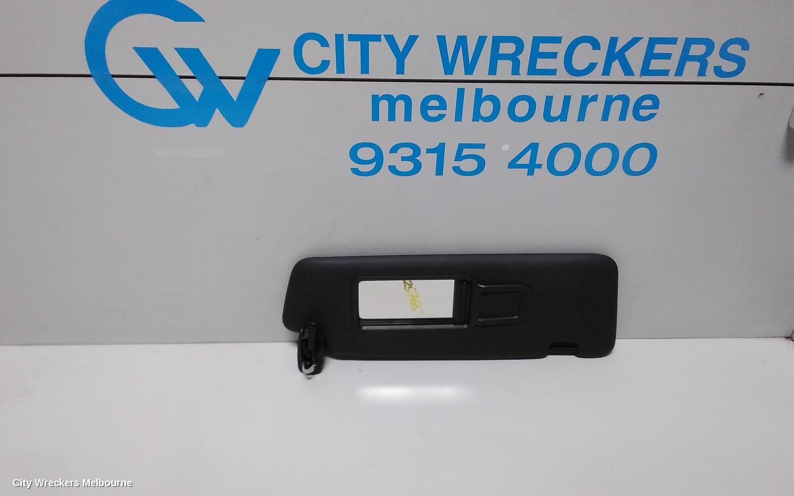 AUDI A4 SUNVISOR, B8 8K, RH SIDE, GREY,  02/2008 - 09/2015