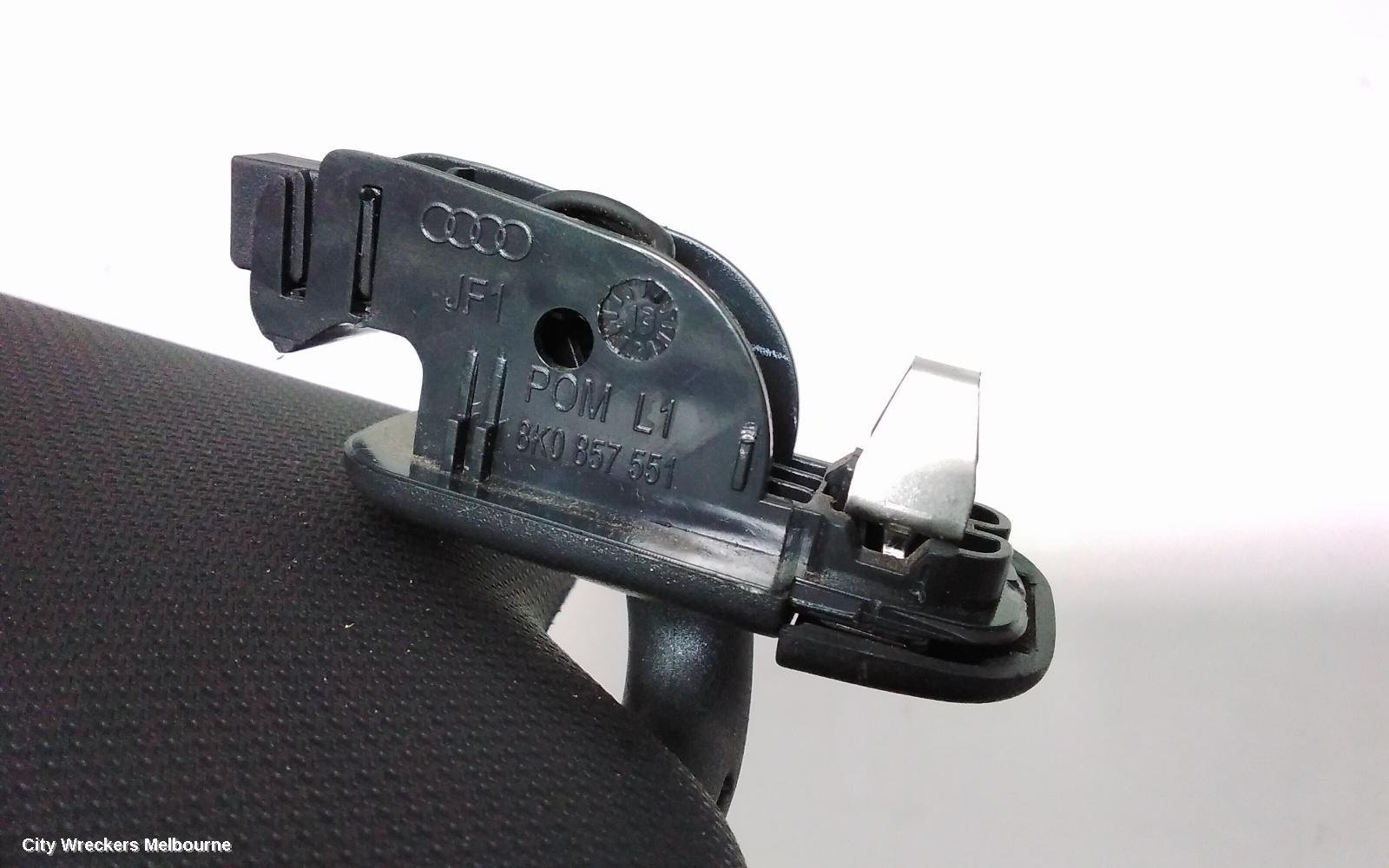 AUDI A4 SUNVISOR, B8 8K, LH SIDE, GREY,  02/2008 - 09/2015