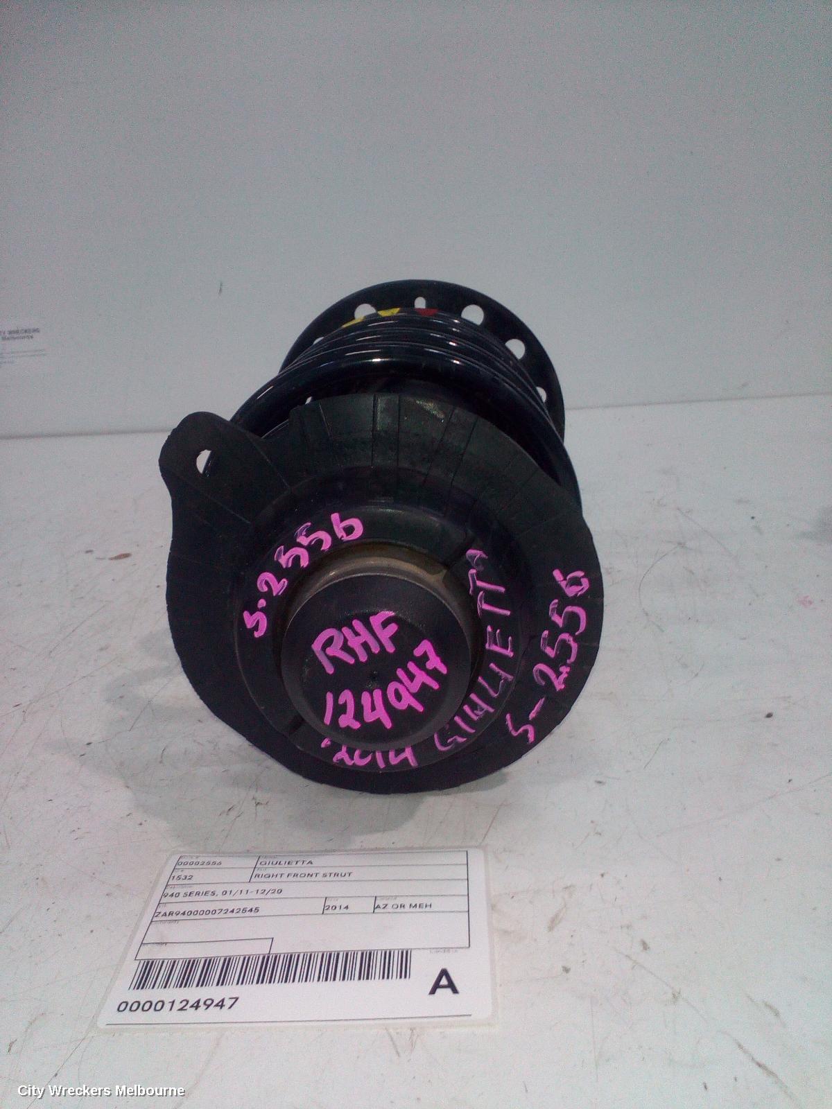 ALFA ROMEO GIULIETTA RIGHT FRONT STRUT, 940 SERIES, 01/2011 - 12/2020