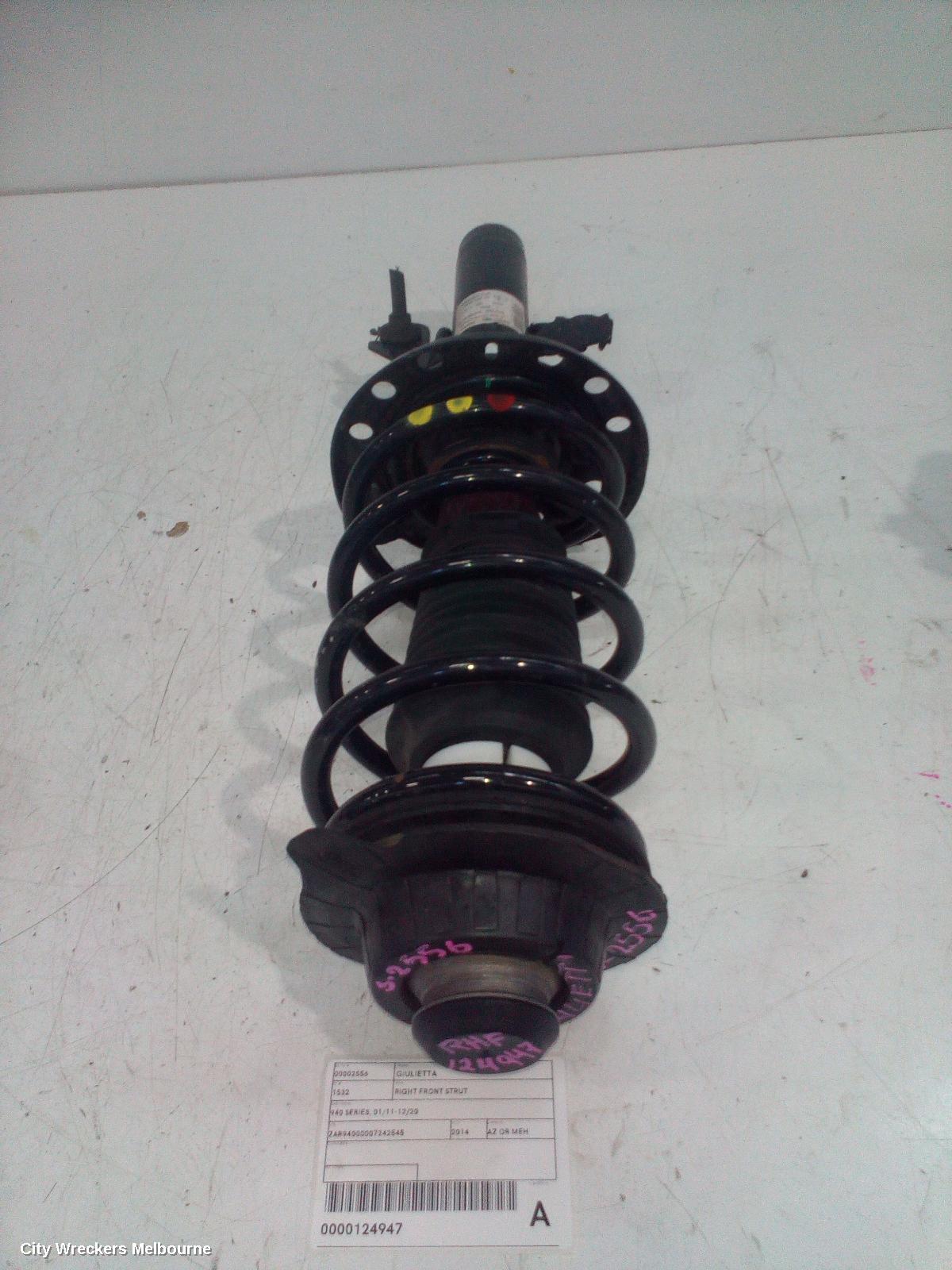 ALFA ROMEO GIULIETTA RIGHT FRONT STRUT, 940 SERIES, 01/2011 - 12/2020