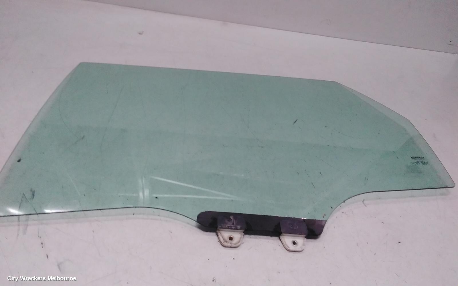 HONDA CIVIC LEFT REAR DOOR WINDOW, 7TH GEN, HATCH, 11/2000 - 12/2005