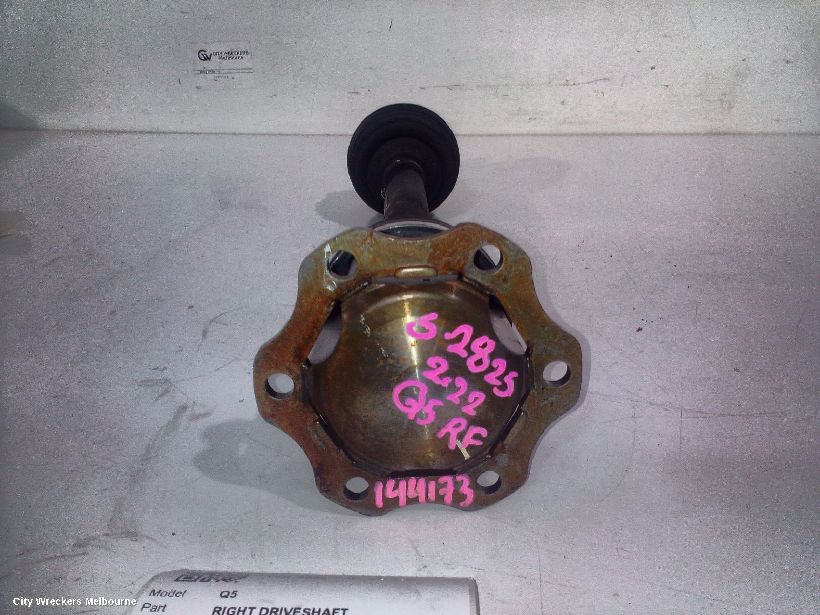 AUDI Q5 RIGHT DRIVESHAFT, FRONT, 3.0, DIESEL, Q5, FY, 02/2017 ONWARDS