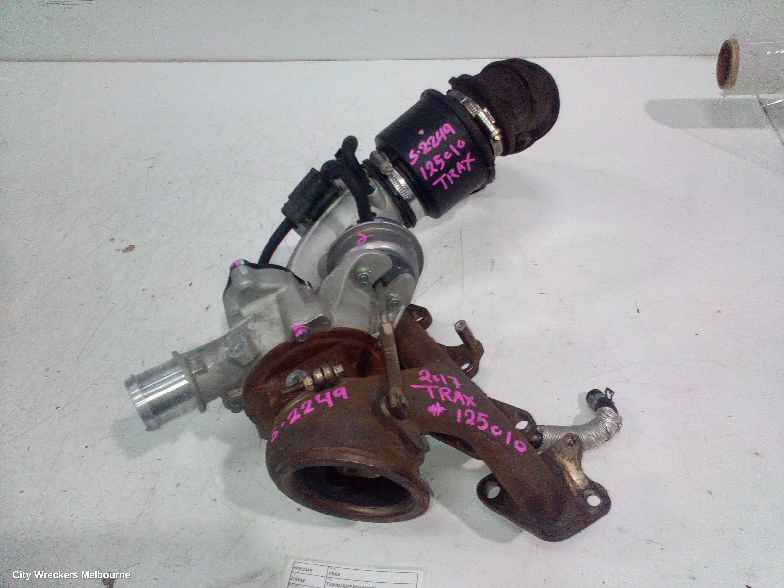 HOLDEN TRAX TURBO SUPERCHARGER, PETROL, 1.4, TJ SERIES, 08/2014 - 12/2020
