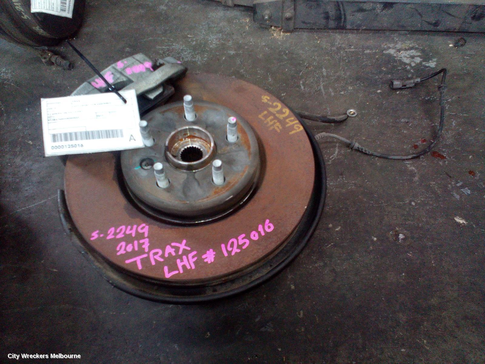 HOLDEN TRAX LEFT FRONT HUB ASSEMBLY, TJ SERIES, 08/2013 - 12/2020