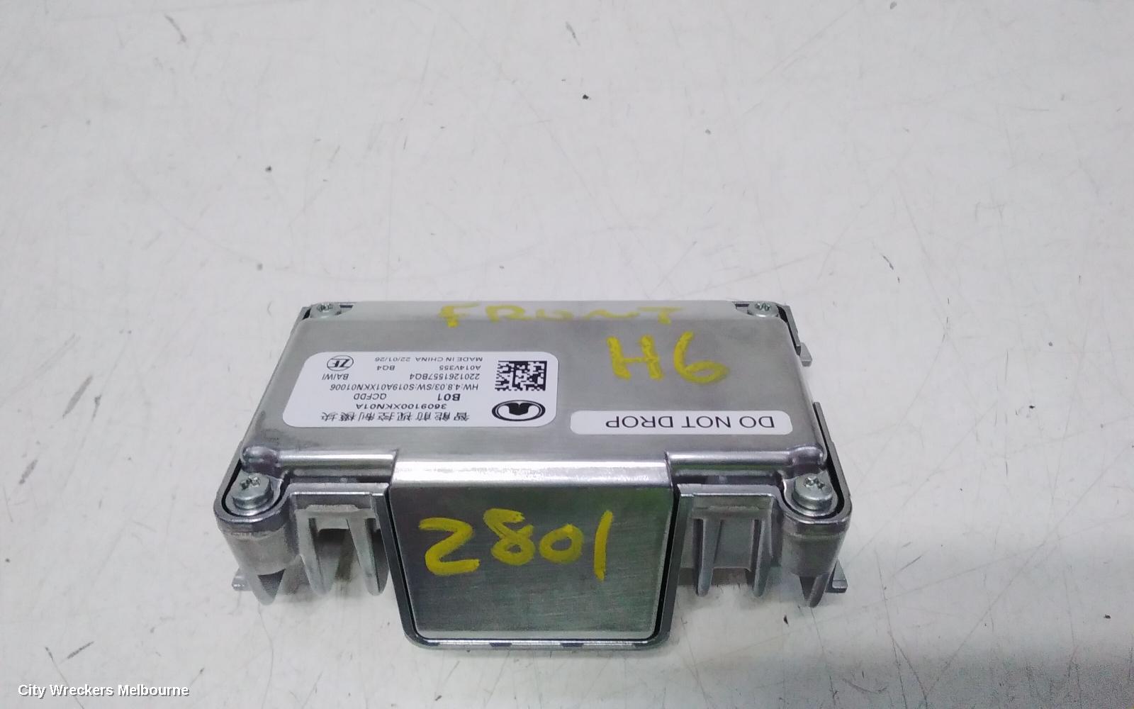 HAVAL H6 REVERSE CAMERA, B01, FRONT CAMERA (WINDSCREEN MOUNTED), 02/2021 ONWARDS