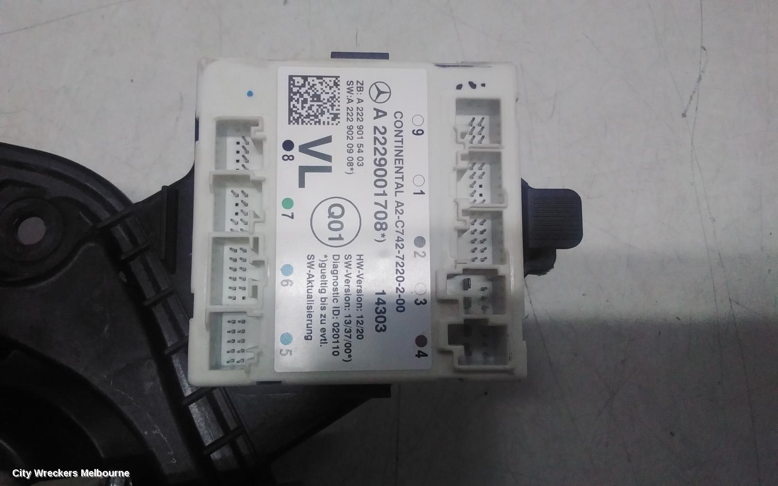 MERCEDES C CLASS LEFT FRONT WINDOW REG/MOTOR, DOOR REG ASSY (REG AND MOTOR), W205/S205, 06/2014 - 07/2023