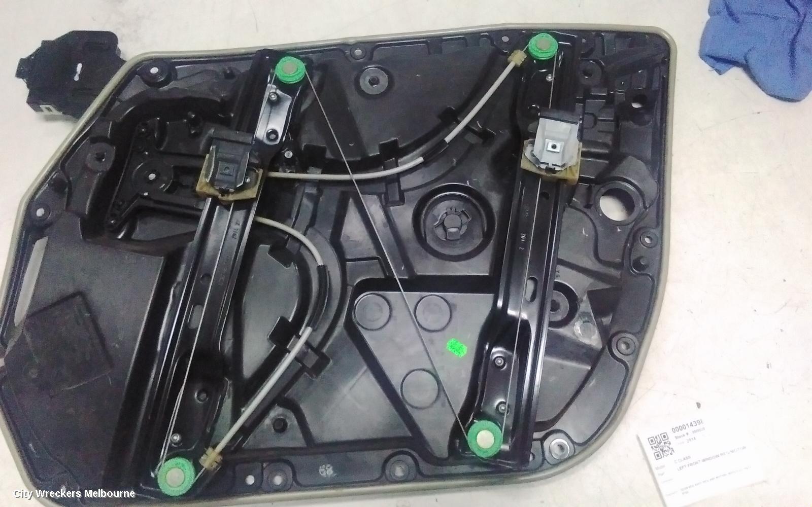 MERCEDES C CLASS LEFT FRONT WINDOW REG/MOTOR, DOOR REG ASSY (REG AND MOTOR), W205/S205, 06/2014 - 07/2023