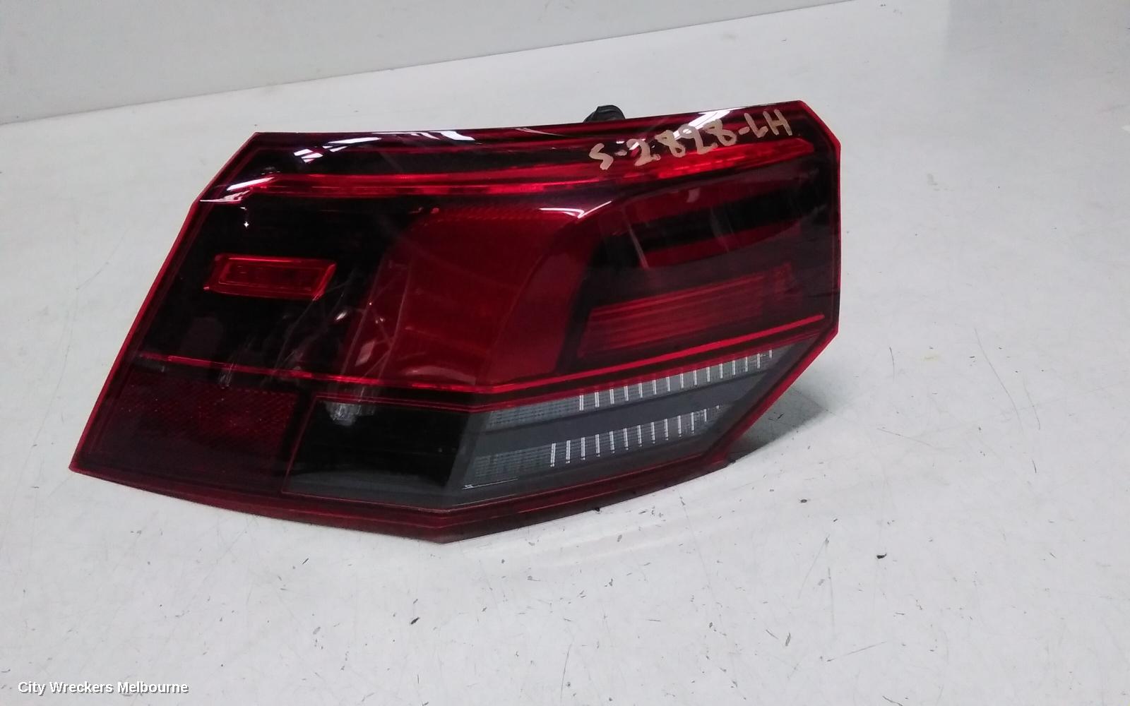 VOLKSWAGEN GOLF LEFT TAILLIGHT, GEN 8, IN BODY, LED TYPE, STANDARD/LIFE/R-LINE/GTI/GTE, 09/2020 ONWARDS