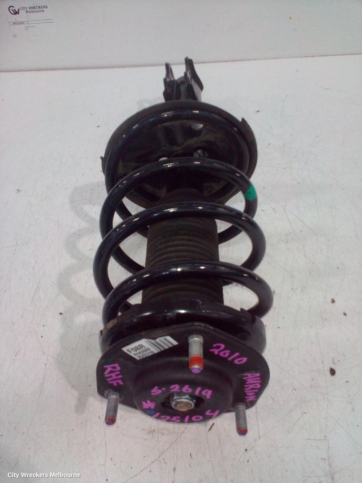 TOYOTA AURION RIGHT FRONT STRUT, GSV40R, STANDARD TYPE, 10/2006 - 03/2012