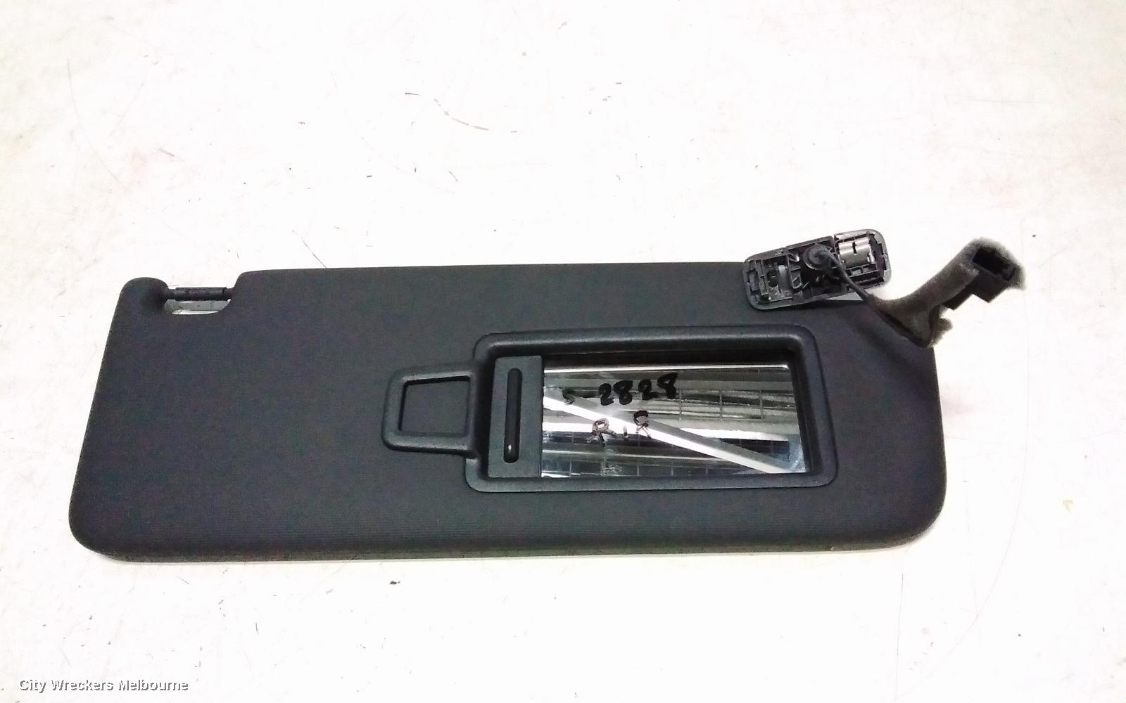 VOLKSWAGEN GOLF SUNVISOR, GEN 8, RH SIDE, BLACK, 09/2020 ONWARDS