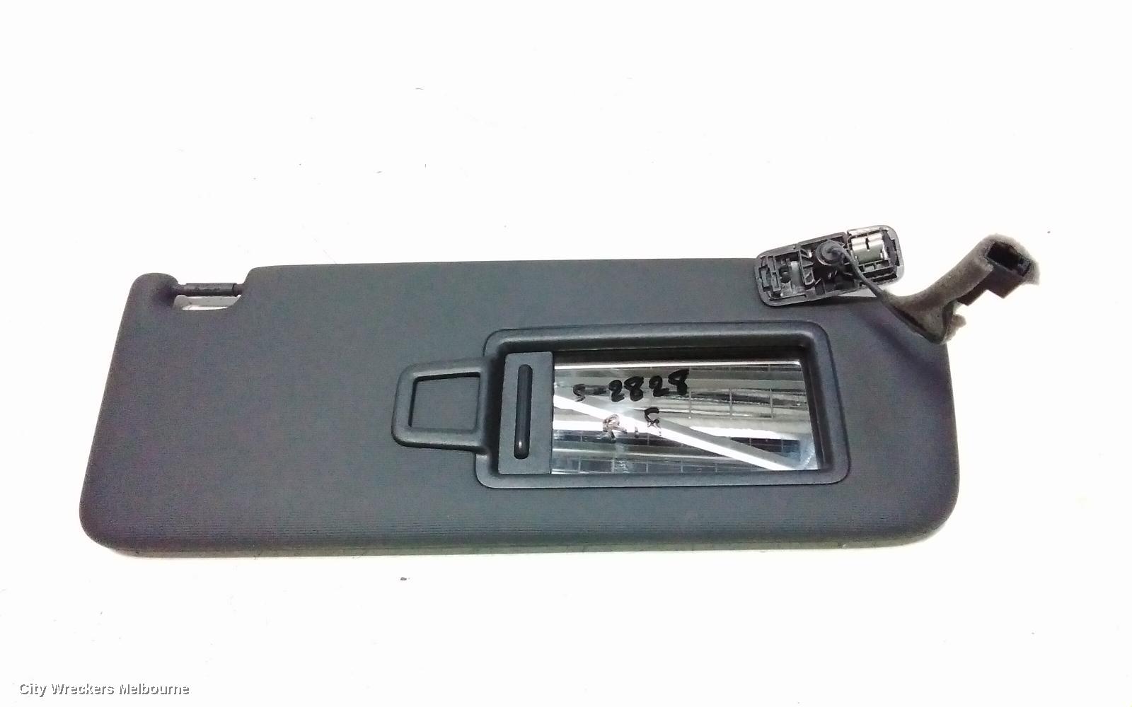 VOLKSWAGEN GOLF SUNVISOR, GEN 8, RH SIDE, BLACK, 09/2020 ONWARDS