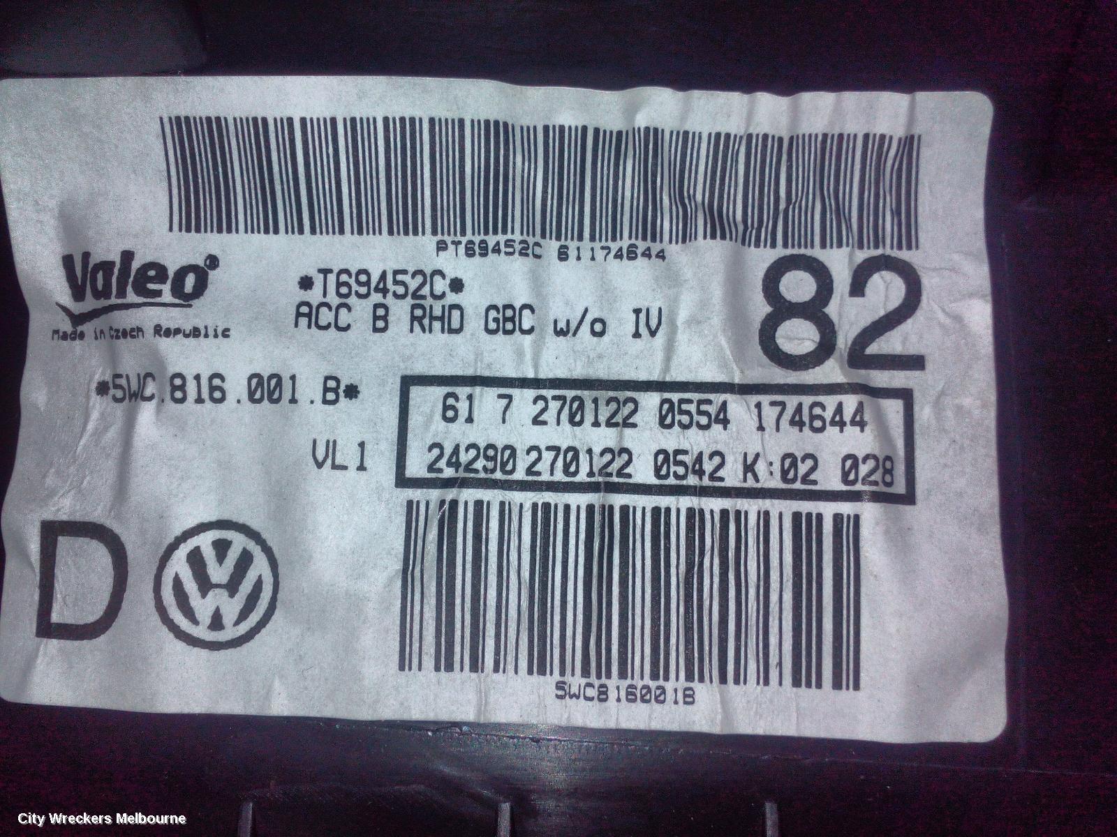 VOLKSWAGEN GOLF HEATER CORE/BOX, GEN 8, 09/2020 ONWARDS