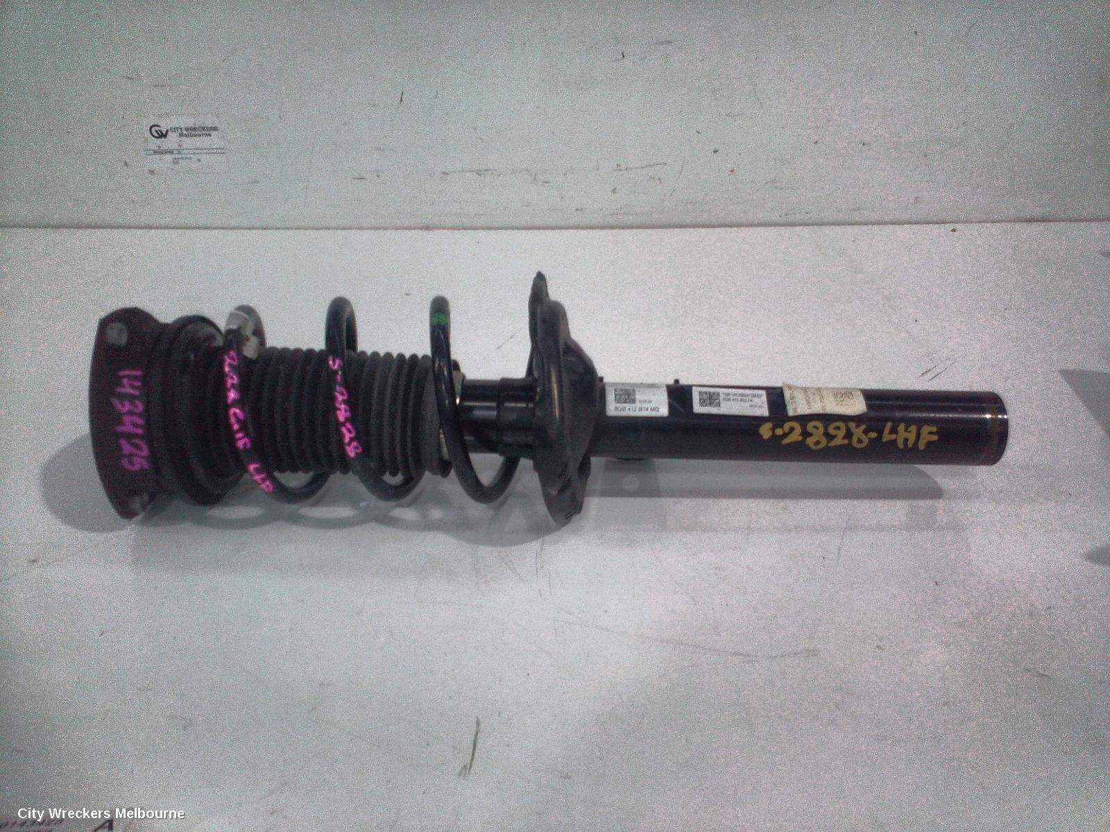 VOLKSWAGEN GOLF LEFT FRONT STRUT, GEN 8, 1.4, PETROL, STANDARD, 09/2020 ONWARDS