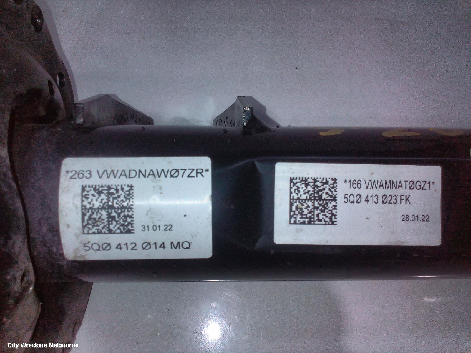 VOLKSWAGEN GOLF RIGHT FRONT STRUT, GEN 8, 1.4, PETROL, STANDARD, 09/2020 ONWARDS